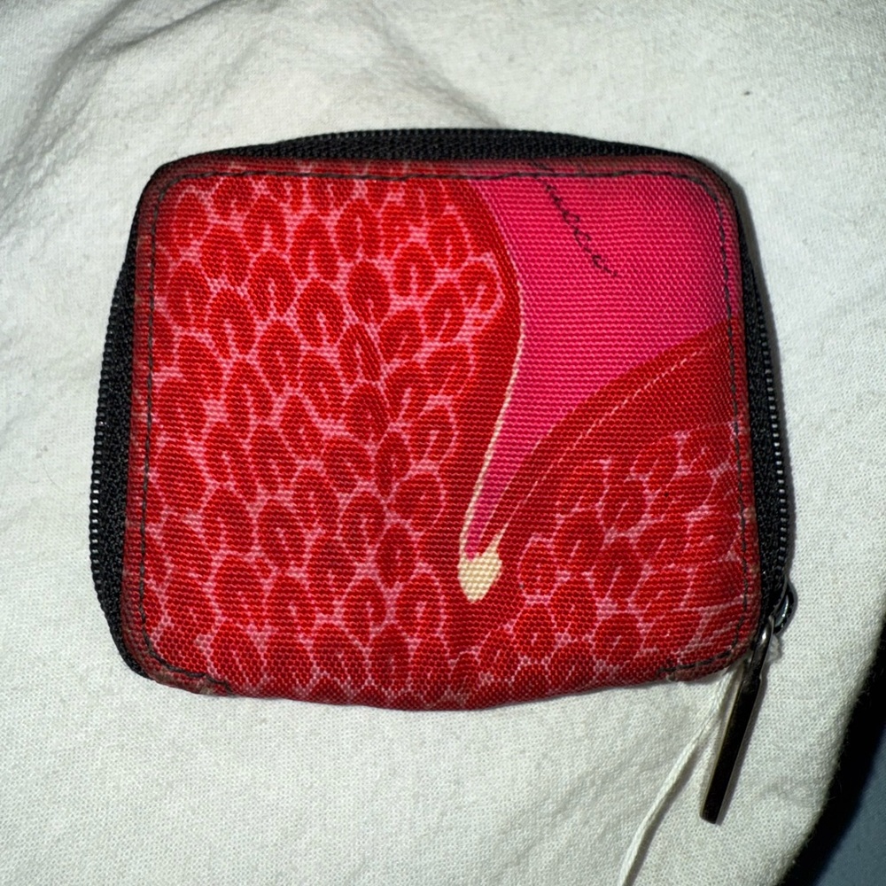 Vintage Gucci Red coin zipper bag